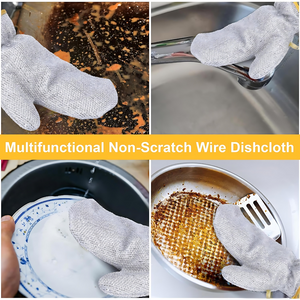 Steel Wire Dishwashing Gloves Buy 1 Get 1 Free (Pack of 2 Pair)