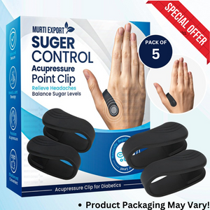 Sugar Control LI4 Acupressure Point Clip (BUY 1 GET 4 FREE !! ) (PACK OF 5)